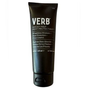 Verb Ghost Prep Heat Protectant Serum 4 Fl Oz Anti-Frizz Vegan Hair Moisture